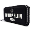 Picture of PHILIPP PLEIN Closer Double Zip Around Wallet In Black