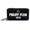 Picture of PHILIPP PLEIN Closer Double Zip Around Wallet In Black