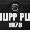 Picture of PHILIPP PLEIN Closer Double Zip Around Wallet In Black