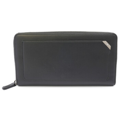 Picture of MONTBLANC Meisterstuck Urban Zip Around Wallet- Black