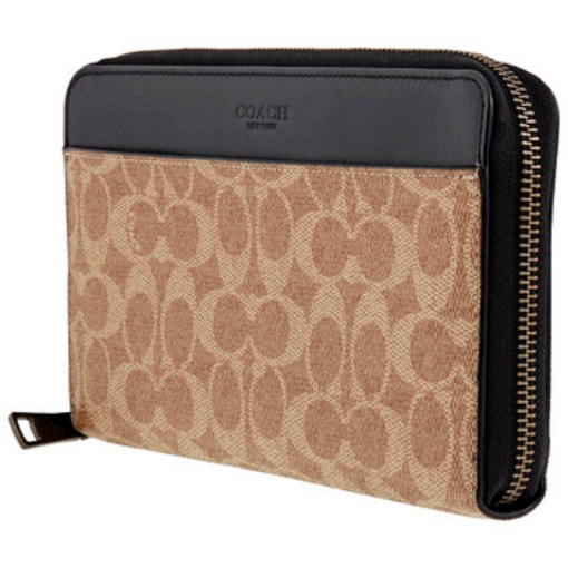 Picture of COACH Signature Canvas Travel Wallet