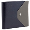 Picture of PICASSO AND CO Leather Wallet- Navy Blue/ Gray