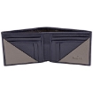 Picture of PICASSO AND CO Leather Wallet- Navy Blue/ Gray