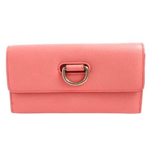 Picture of BURBERRY Ladies Accessories WSLG Continental wallet D Ring Coral D Ringcontinental Wallet