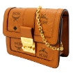 Picture of MCM Ladies Tracy Crossbody Cognac Card Holder In Visetos