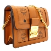 Picture of MCM Ladies Tracy Crossbody Cognac Card Holder In Visetos