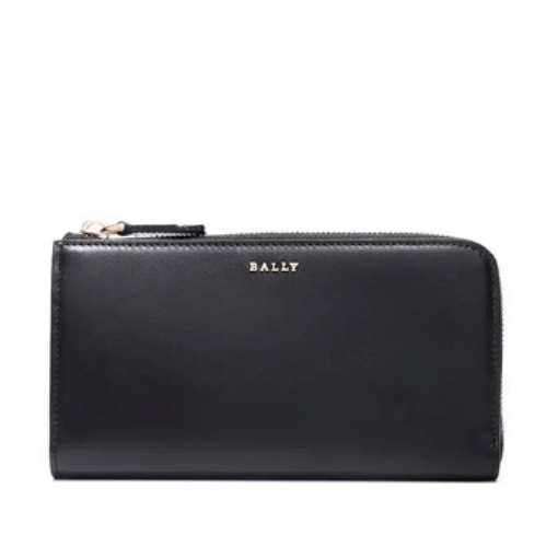 Picture of BALLY Becks Black Leather Long Wallet