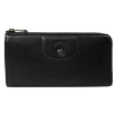 Picture of LONGCHAMP Le Pliage Cuir Black 001 Ladies 3.9 x 7.7 in Wallets