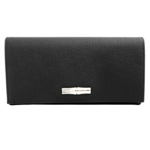 Picture of LONGCHAMP Roseau Black Ladies 3.9 x 7.7 in Wallets