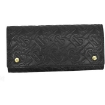 Picture of BURBERRY Black Monogram Leather Continental Wallet