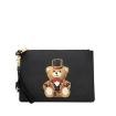 Picture of MOSCHINO Ladies Black Teddy Bear Clutch