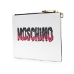Picture of MOSCHINO Ladies White Bat Teddy Bear Clutch