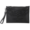 Picture of PHILIPP PLEIN Studded PP1978 Elkskin Clutch In Black