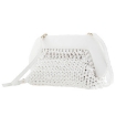 Picture of THEMOIRE Snow Interwoven Braided Clutch Bag