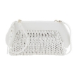 Picture of THEMOIRE Snow Interwoven Braided Clutch Bag