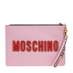 Picture of MOSCHINO Ladies Pink Teddy Bear Clutch