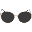 Picture of GUCCI Grey Round Ladies Sunglasses GG1017SK-001 58