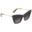 Picture of MIU MIU Dark Grey Cat Eye Ladies Sunglasses