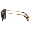 Picture of MIU MIU Dark Grey Cat Eye Ladies Sunglasses