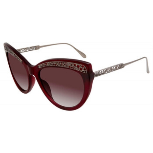 Picture of CHOPARD Burgundy Gradient Cat Eye Ladies Sunglasses