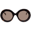 Picture of ALAIA Azzedine Brown Round Ladies Sunglasses