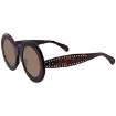 Picture of ALAIA Azzedine Brown Round Ladies Sunglasses