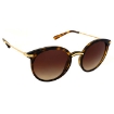 Picture of DOLCE & GABBANA Gradient Brown Round Ladies Sunglasses