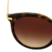 Picture of DOLCE & GABBANA Gradient Brown Round Ladies Sunglasses