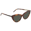 Picture of SAINT LAURENT Green Cat Eye Ladies Sunglasses