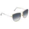 Picture of TOM FORD Tina Smoke Gradient Cat Eye Ladies Sunglasses