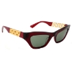 Picture of VERSACE Green Cat Eye Ladies Sunglasses