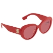 Picture of BURBERRY Rose Pink Oval Ladies Sunglasses