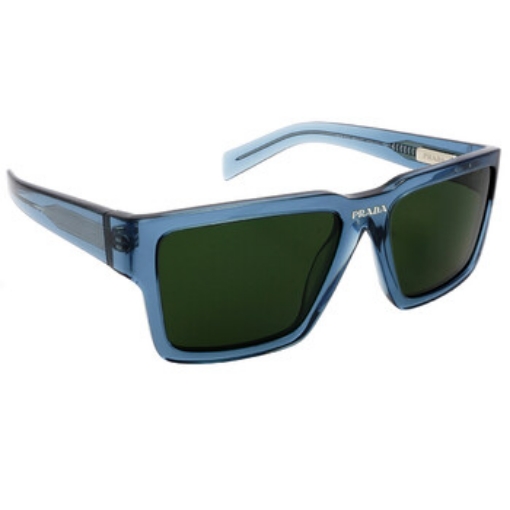 Picture of PRADA Dark Green Rectangular Ladies Sunglasses