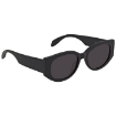 Picture of ALEXANDER MCQUEEN Grey Oval Ladies Sunglasses