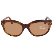 Picture of PERSOL Brown Oval Ladies Sunglasses