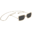 Picture of GUCCI Grey Rectangular Ladies Sunglasses