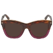 Picture of TOM FORD Julie Brown Cat Eye Ladies Sunglasses