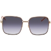 Picture of GUCCI Blue Gradient Square Ladies Sunglasses