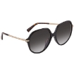 Picture of VALENTINO GARAVANI Grey Gradient Irrregular Ladies Sunglasses