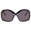 Picture of TOM FORD Cheyenne Smoke Oversized Ladies Sunglasses