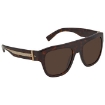 Picture of DOLCE & GABBANA Dark Brown Square Ladies Sunglasses