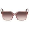 Picture of TOM FORD Faye Burgundy Square Ladies Sunglasses