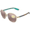 Picture of COSTA DEL MAR EGRET Copper Silver Mirror Polarized Polycarbonate Ladies Sunglasses