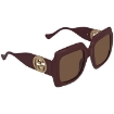 Picture of GUCCI Brown Square Ladies Sunglasses