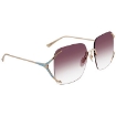 Picture of GUCCI Violet Gradient Square Ladies Sunglasses