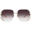 Picture of GUCCI Violet Gradient Square Ladies Sunglasses