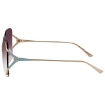 Picture of GUCCI Violet Gradient Square Ladies Sunglasses