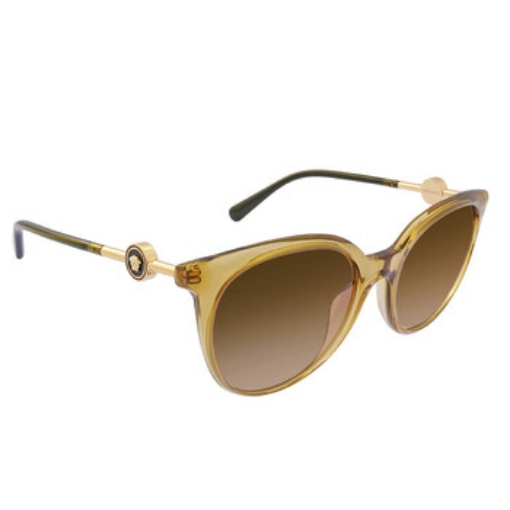 Picture of VERSACE Light Yellow Gradient Ochre Cat Eye Ladies Sunglasses