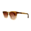 Picture of MONCLER Brown Cat Eye Ladies Sunglasses