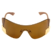 Picture of VERSACE Dark Bronze Shield Ladies Sunglasses